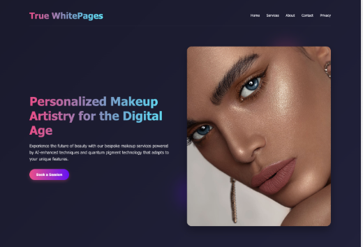 White Page Example